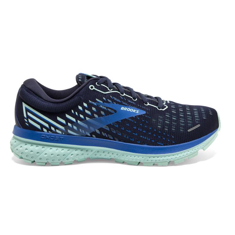 Brooks Womens Ghost 13 Road Running Shoes - Peacoat/Blue Tint/Strong Blue (086952-XPI)